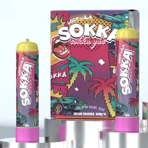 Sokka frusta di alta qualità 99.99% purezza vendita all'ingrosso strumento per Dessert consiglia caricabatterie per crema da 580g 640g