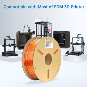 Filamento PLA Silk LONQI de 1.75mm y 1kg, Color Dorado+Rojo, Alto Brillo, Alta Velocidad, para Impresora 3D - Product Image 5