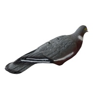 Décoration de jardin en plastique réaliste de luxe durable pour la chasse, leurre de pigeon à demi-coquille, accessoires de chasse