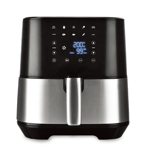 Freidora de Aire Eléctrica Digital de Acero Inoxidable de 5.5 Litros con Logotipo Personalizado, Horno de Convección sin Aceite, Saludable, Estilo Dubái - Product Image 4