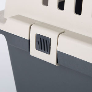 स्टाइलिश छोटे पालतू जानवर केनेल स्टलर आधुनिक कुत्ते वाहक पहियों ठोस पशु पैटर्न जिपर को यात्रा के लिए पीपी। - Product Image 5