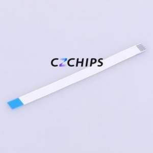 JS10B-06P-100-4-8 FFC Cable (Flexible Flat Cable) P=1mm Connector 6P 1mm 0.3mm Reverse - Product Image 2