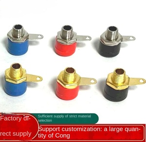 ขั้วต่อเชื่อมขั้วต่อสำหรับเครื่องขยายเสียงกล้วยปลั๊กสำหรับแจ็คกล้วยอุปกรณ์กระจายพลังงาน - Product Image 4