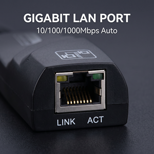 ขายดี USB3.0เครือข่ายแบบมีสายกิกะบิตอีเธอร์เน็ตอะแดปเตอร์10/100/1000 Mbps เดสก์ท็อปโน้ตบุ๊ค USB ภายนอก3.0แลนดองเกิล Wi-Fi RJ45 - Product Image 4