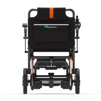 Fauteuil roulant électrique pliable en alliage de magnésium léger de 13,5 kg, fauteuil motorisé compact pour les personnes handicapées, adapté aux voyages et à tous les terrains