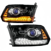 Phare modifié pour Dodge Ram1500 2500 3500 2009-2018, phares LED, accessoires de voiture, 68001484AE 68001484AG, phare