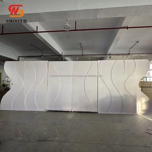 ฉากหลังงานแต่งงานแบบเคลื่อนย้ายได้ รุ่น SMOOTH 2025 ขายดี พร้อมไฟ LED สีขาว ทำจาก PVC พร้อมมือจับประตู สำหรับตกแต่งเวทีงานแต่งงาน - Product Image 2