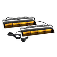 Deux flash synchro avec un contrôleur Lumière stroboscopique pour tableau de bord à LED pour l'intérieur de la voiture Lumière stroboscopique décorative pour l'intérieur de la voiture