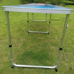 Table de beer pong pliable tendance, réglable en hauteur, portable, pour les jeux en plein air, les fêtes dans la cour, les tailgates et les rassemblements sur la plage - Product Image 6