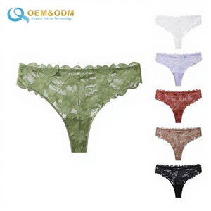 سراويل داخلية نسائية شفافة من الدانتيل بتصميم OEM لعام 2026، ملابس داخلية مريحة للنساء والفتيات - Product Image 2