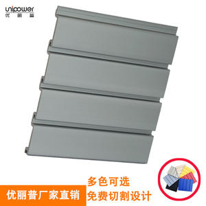 Panel de Pared Ranurado de PVC Unipower, Solución de Almacenamiento Doméstico con Diseño a Rayas - Product Image 5