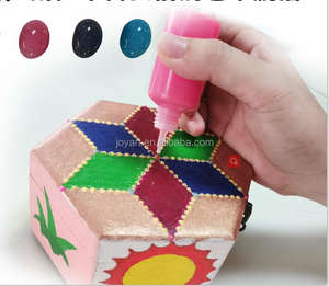 <span class=keywords><strong>Pintura</strong></span> de <span class=keywords><strong>tela</strong></span> 3D DIY impermeable de 12 colores para ropa pintada a mano bolsas decorativas artesanales sobre lienzo pinturas acrílicas de papel - Product Image 1