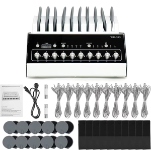 Appareil de remodelage corporel et de récupération musculaire à micro-courant noir, rechargeable, pour entraînement complet du <span class=keywords><strong>corps</strong></span> - Product Image 2