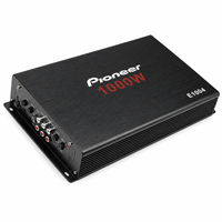 Amplificateur de voiture 4 canaux PISTOL E1004 1200W Classe AB 100W x 4 RMS 4 Ohms Stéréo pleine gamme Pontable