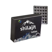 Extrait naturel de shilajit biologique café effervescent 200mg vente en gros comprimé de shilajit pur de l'himalaya