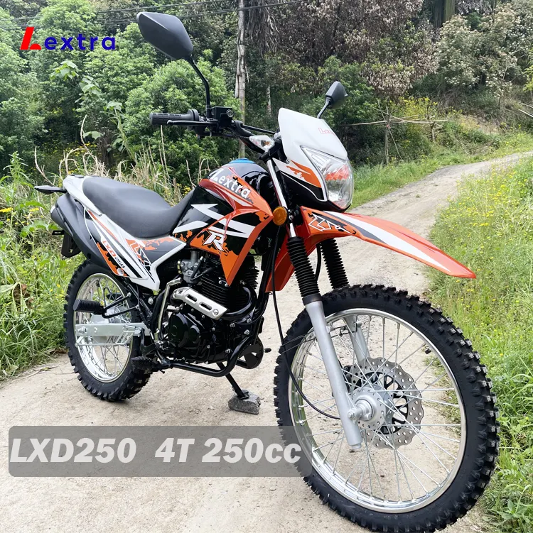 Lextra 125cc 150cc 200cc 250cc 4 stroke Air Cooling Adults Other On Road Motorcycles Factory Wholesale Motocross Dirt Bike 250cc