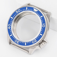 Pièces détachées pour fabricants : Boîtier de montre de plongée en acier inoxydable avec bracelet en caoutchouc respirant et ensemble de pièces de cadran de montre multifonction
