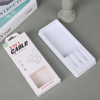 Boîte d'emballage personnalisée en carton Recyclable pour équipement électrique, câble de charge, chargeur Usb, écouteurs