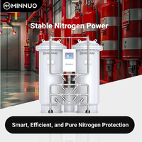 Système Générateur d'Azote PSA Minnuo 450 Nm³/h 99,999% Haute Productivité avec Moteur à Engrenages pour Extinction d'Incendie