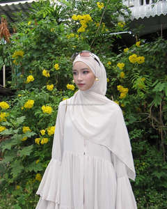 Hijab modal léger de qualité supérieure à séchage rapide sous-bonnets en jersey liquide respirant pour femmes <span class=keywords><strong>Segi</strong></span> Empat Bandanas ethniques - Product Image 2