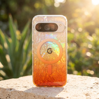 Coque de téléphone en acrylique INS Fashion Dream Ocean Pattern pour Google Pixel 11 10 9 a Pro XL, transparente, magnétique, compatible avec la charge sans fil