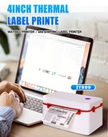 Impresora de Etiquetas Adhesivas NORGEE N909 de Alta Velocidad 4x6 USB para Envíos, Códigos de Barras, Correo Exprés, Mensajería, Carga Postal