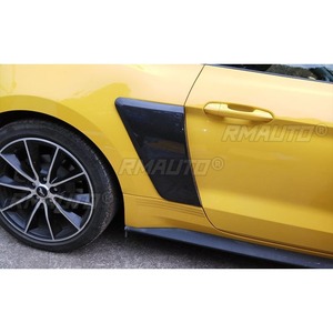 Car Rear Bumper Air Intake Vent Splitte Accessories for Ford Mustang 15-17 Rear Bumper <b>Splitter</b> Cover Air Vent Trim Body Kit - Product Image 3