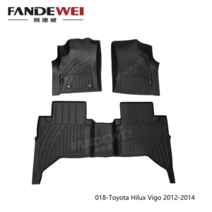 Tapis de voiture pour <span class=keywords><strong>TOYOTA</strong></span> Corolla Camry <span class=keywords><strong>yaris</strong></span> Tunder CHR HRV CRV FJ LAND CRUISER LC300 HILUX coussinets de pieds tapis de botte doublures tapis - Product Image 4