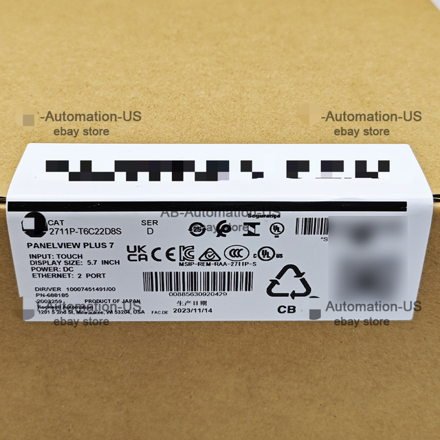 High Performance New Sealed 2711P-T6C22D8S PanelView Plus 7 Standard 6 Terminal Industrial Use