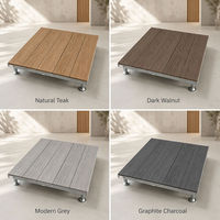Plateforme de terrasse mobile détachable en fibro-ciment
