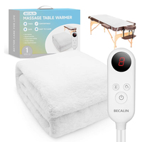 Couverture chauffante électrique en coton ultra épais pour table de massage/lit