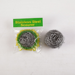 Stainless Steel <b>Scourer</b> 600 Pieces Per Box <b>Metal</b> Cleaning Pad For Kitchen Dishes Pots And Pans - Product Image 1
