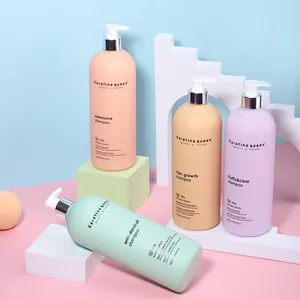 Private Label Siliconenvrije Haarolie Anti Haaruitval Shampoo Haarverzorgingsproducten Snelle Groei Shampoo Voor Vrouwen