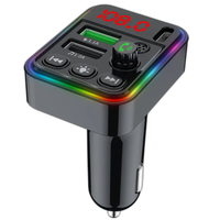 Pemutar MP3 Mobil F19 dengan Transmitter FM, Pengisi Daya Cepat Dual USB Tipe C dan Pengisian Cepat BT 5.0 Audio Modulator FM