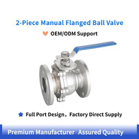 Válvula de Bola con Brida de Acero Inoxidable |   Válvula de paso completo WCB/CF8M a prueba de explosiones |   Manual OEM |   para Agua/Aceite/Gas |   Válvulas Industriales