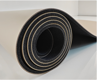 Tapis de yoga semi-circulaire en caoutchouc PU, antidérapant, absorbant les chocs, silencieux, pour la maison, le studio, l'entraînement physique – Vente en gros usine