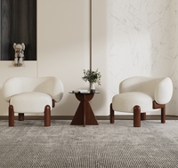 Fauteuil de négociation moderne de luxe léger et créatif, design de célébrité, canapé individuel, fauteuil de loisirs contemporain en tissu pour salon