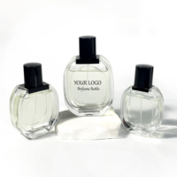 Bouteilles de parfum vides à pompe atomiseur, nouveau design, emballage de flacon de parfum 50 ml, à vendre