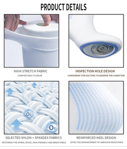 Bas de compression anti-embolie Chaussettes TED à hauteur du genou Bas de chirurgie DVT 13-18mmHg - Product Image 3