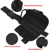 Holster de jambe tactique réglable avec logo personnalisé d'usine, étui pour chargeur de pistolet, holster de cuisse