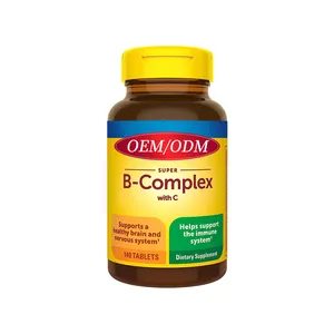 Produttore OEM compresse di vitamina B compressa complessa vitamina B Non ogm