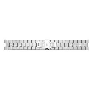 Correa de Reloj de Acero Inoxidable Elástica de Diseño Vintage, Durable, con Cierre de Mariposa, 20 cm de Longitud, Color Blanco, para Reloj - Product Image 2