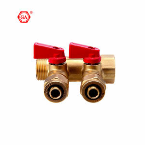 GA-3815マニホールドボールバルブ真ちゅう継手3/4M * 16*3/4F - Product Image 2