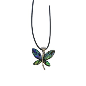 Women Insect Butterfly Pendant Necklace Natural <strong>Abalone</strong> <strong>Shell</strong> 2022 New Unique Design Mother's Day Gift Women's Necklaces - Product Image 1