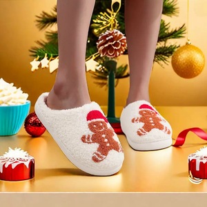 Zapatillas de algodón de alta calidad para mujer para Otoño Invierno suave interior Hogar dulce suela de goma antideslizante nuevo diseño - Product Image 6