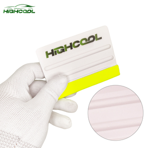 Outil d'emballage en vinyle personnalisé pour <span class=keywords><strong>voiture</strong></span> Racloir en plastique pour cartes avec <span class=keywords><strong>feutre</strong></span> pour ligne de couture - Product Image 5