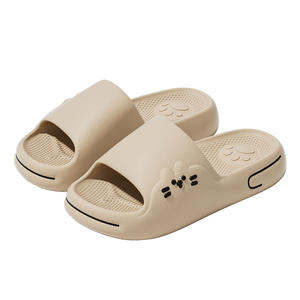 Pantuflas de Interior Ecológicas Estilo Coreano, Suela de PVC, Entresuela de Microfibra, Parte Superior de Tela Elástica, Ligeras, Antiolor - Product Image 6