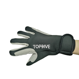 Gants de sport aquatiques en néoprène noir personnalisés de 2 mm avec paume en cuir Amara pour le surf, la voile, le paddle, le <span class=keywords><strong>kayak</strong></span> et le canoë - Product Image 3