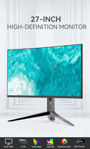 Monitor Curvo OEM de 27 Pulgadas 1K 2K 75Hz 165Hz para Juegos de PC, Pantalla de Ordenador con Base Elevadora, Retroiluminación LED RGB, Monitor de PC de 27 Pulgadas - Product Image 4