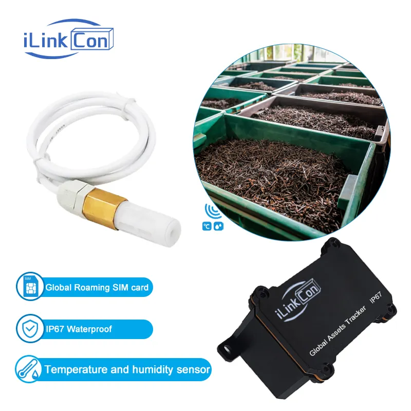 ILinkCon Cat-M Temperature And Humidity Sensor For Agricultural EMTC Fruit Sensor Vehicle Gps Tracker With IoT Sensor Device